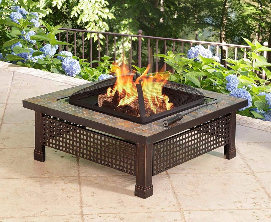 Minimalist box fire pit