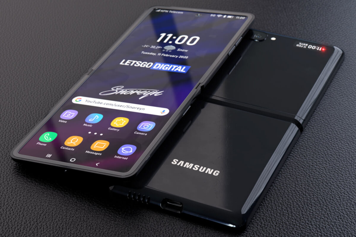 New Samsung Galaxy Z Flip-Foldable Smartphone