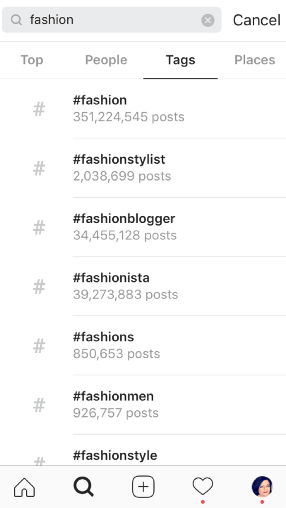 Use trending hashtags