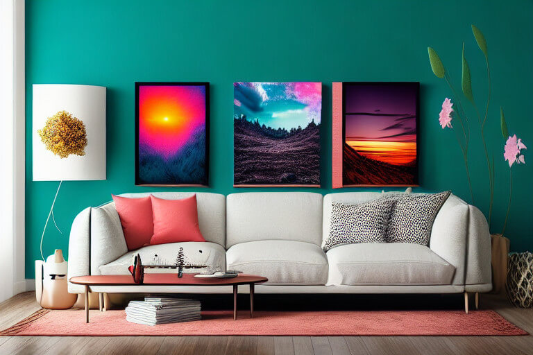 Decorating your livingroom with artwork