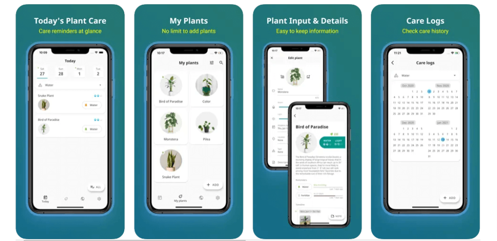Plantnote plant care app