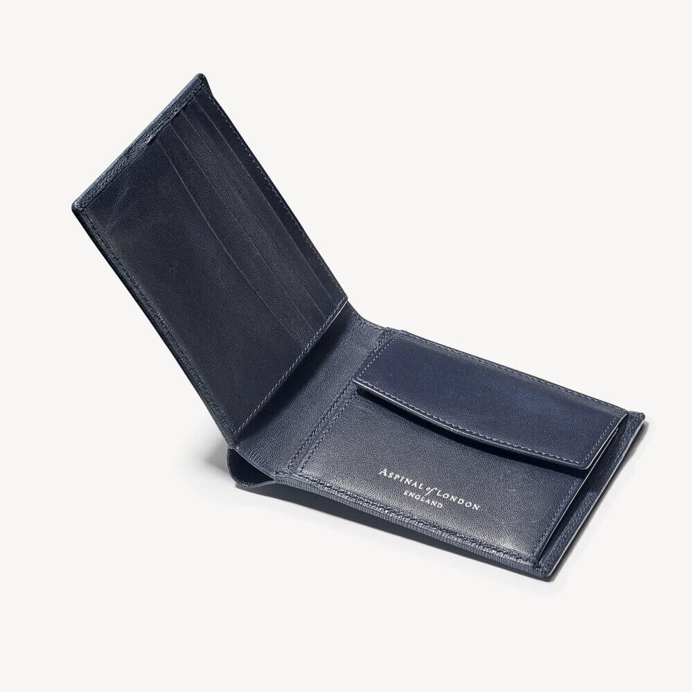 Aspinal of london billfold leather wallet