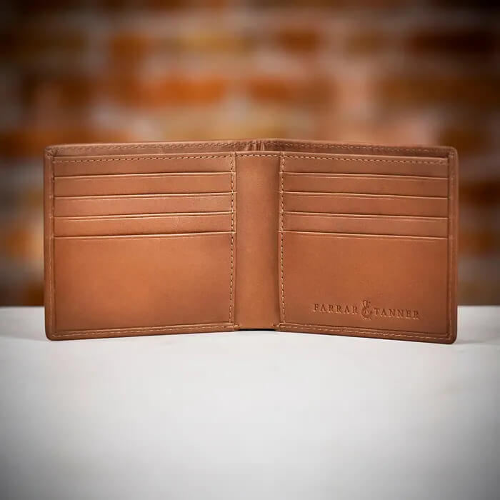 Barbour grain billfold wallet