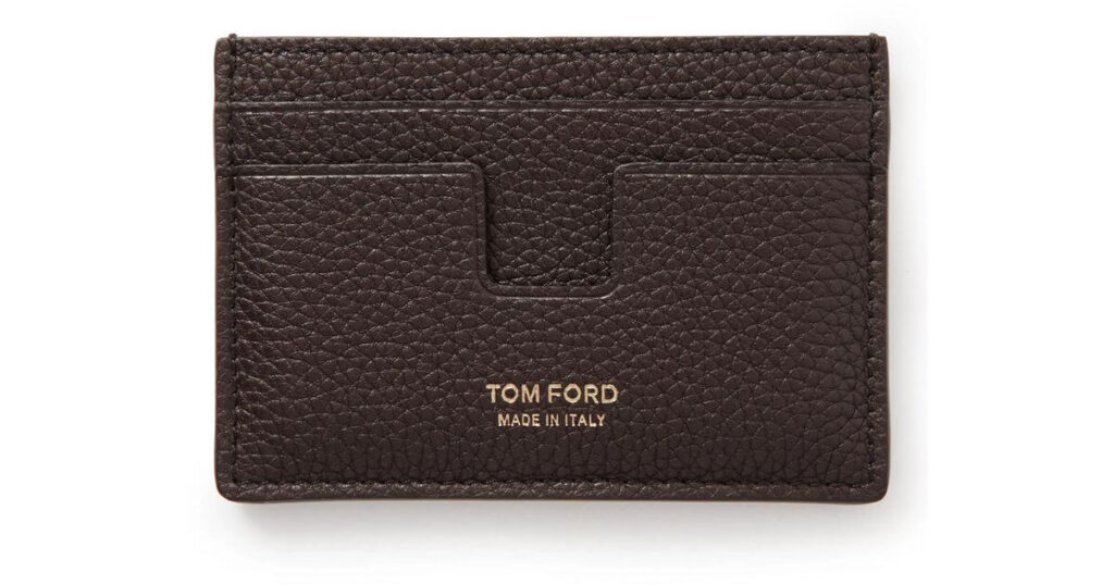Tom ford full-grain leather bifold cardholder