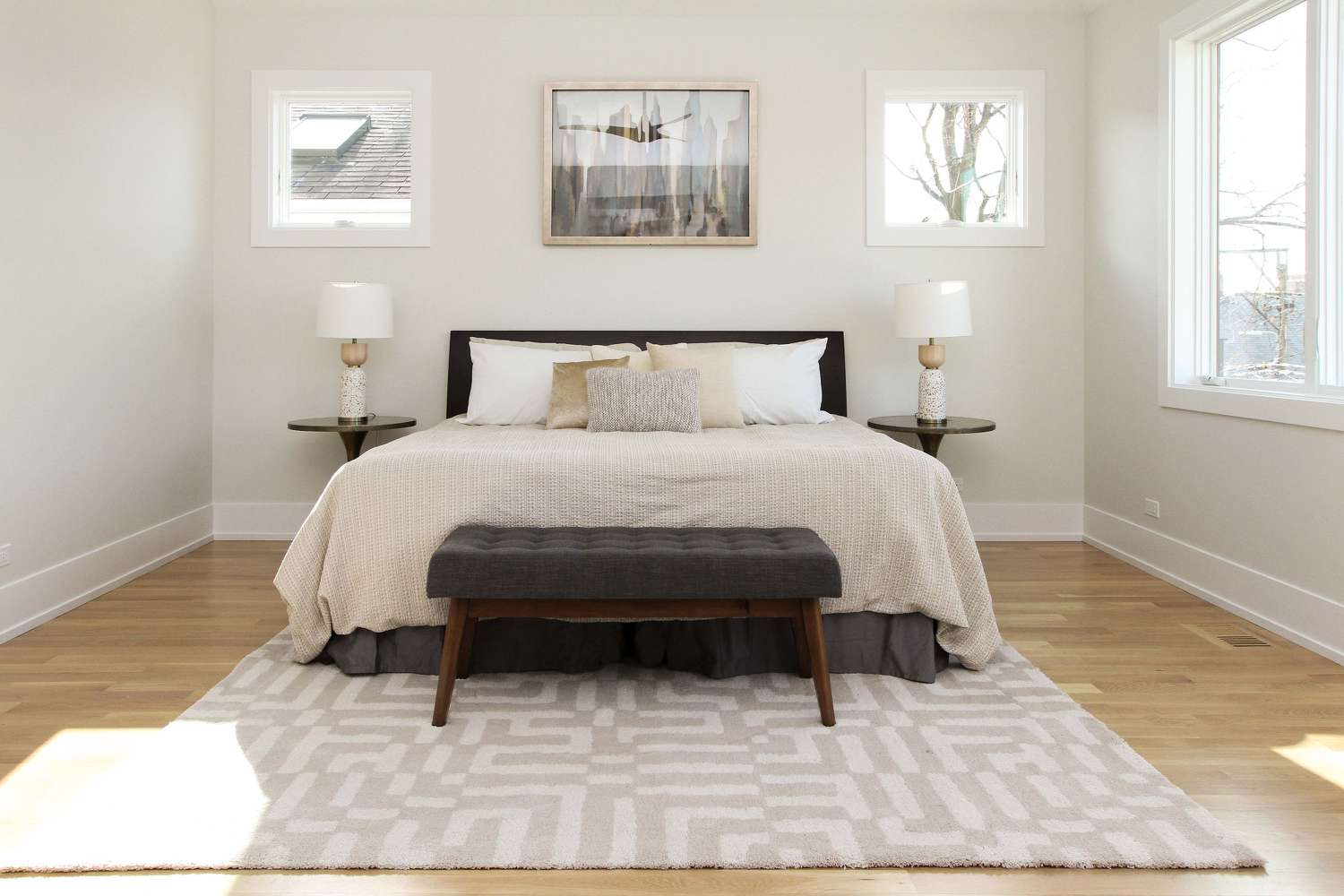 Modern neutral bedroom ideas