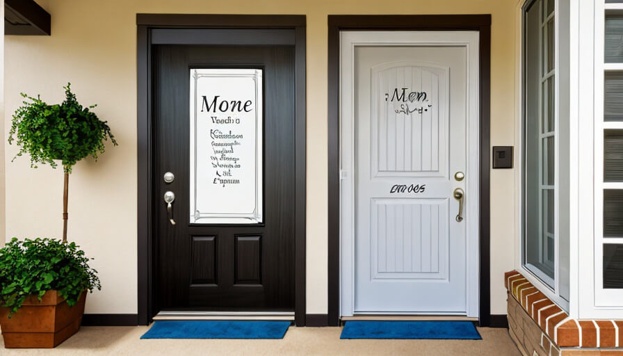 Personalized door signs and photo displays